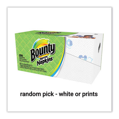 NAPKINS,PRNT/WHITE,200/PK